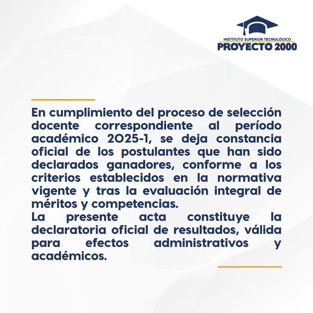 Acta de Ganadores